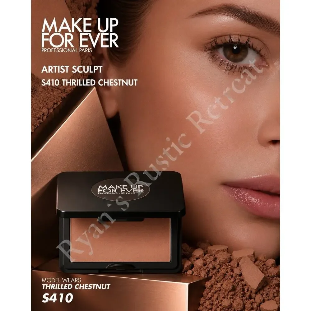 MAKE UP FOR EVER - Artist Sculpt - Model: S410 Shade: Thrilled Chestnut- 0.14 oz